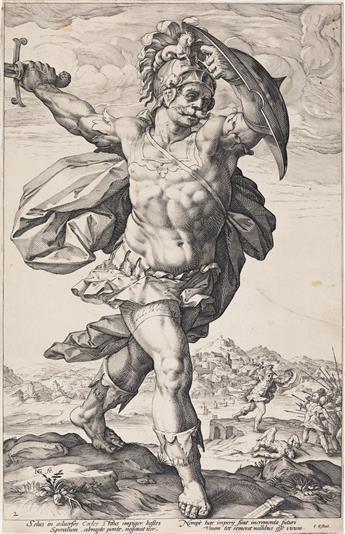 HENDRICK GOLTZIUS The Roman Heroes.